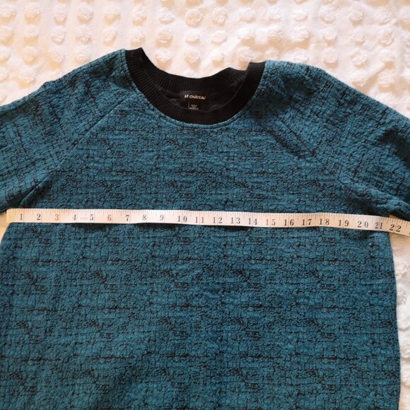 Le Chateau Women's lightweight sweater/shirt in Blue & Black Size XL - Picture 6 of 8